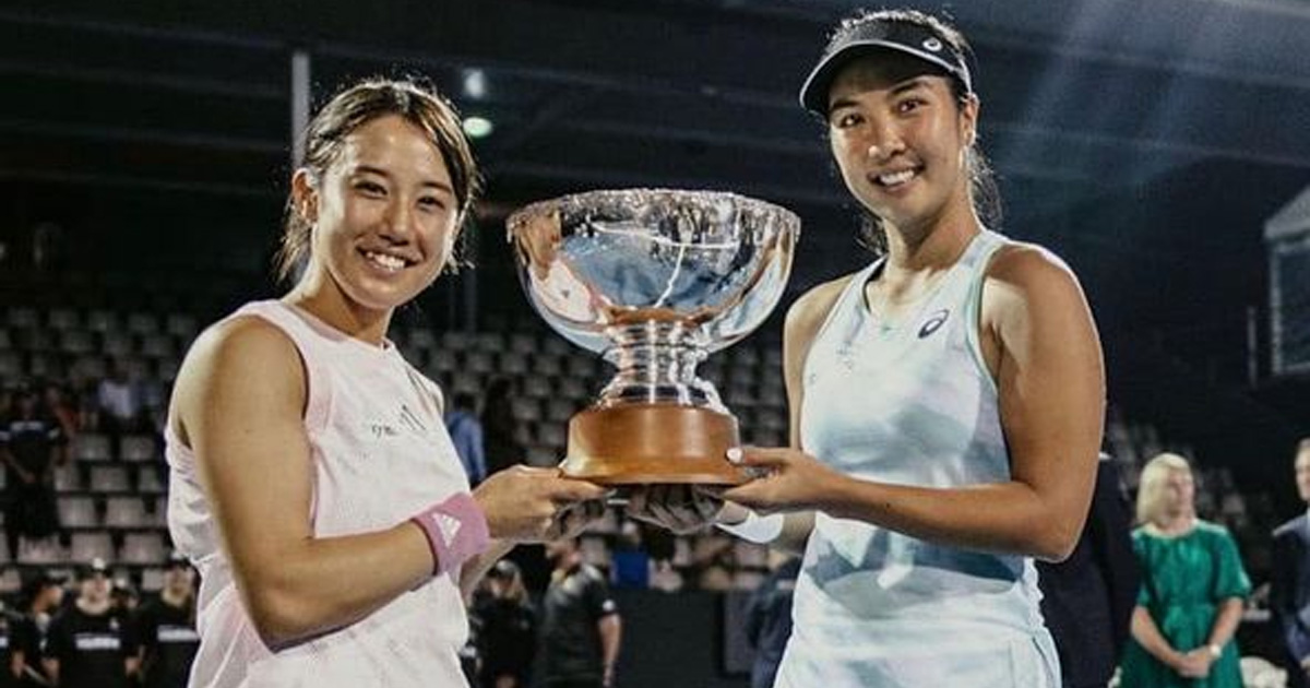 加藤未唯選手やりましたASBクラシック女子ダブルス優勝